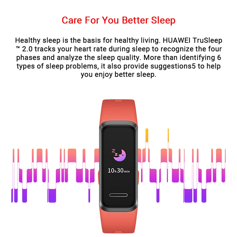 Смарт браслет Huawei Band 4/монитор сердечного ритма монитор сна с usb разъемом зарядка 5