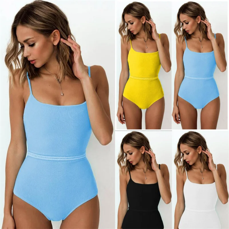 

Женские однотонные купальники и пляжная одежда, спортивные женские пляжные модные цельные купальники, выходы для ванной, пляжные женские ...