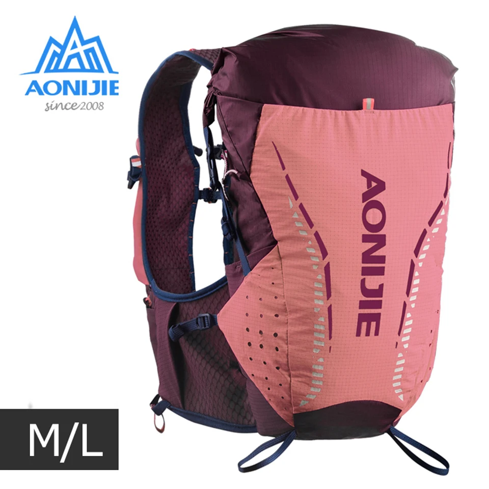 AONIJIE C9104 M/L Ultra Vest 18L Hydration Backpack Pack Bag Soft Water Bladder Flask Hiking Trail Running Marathon Race