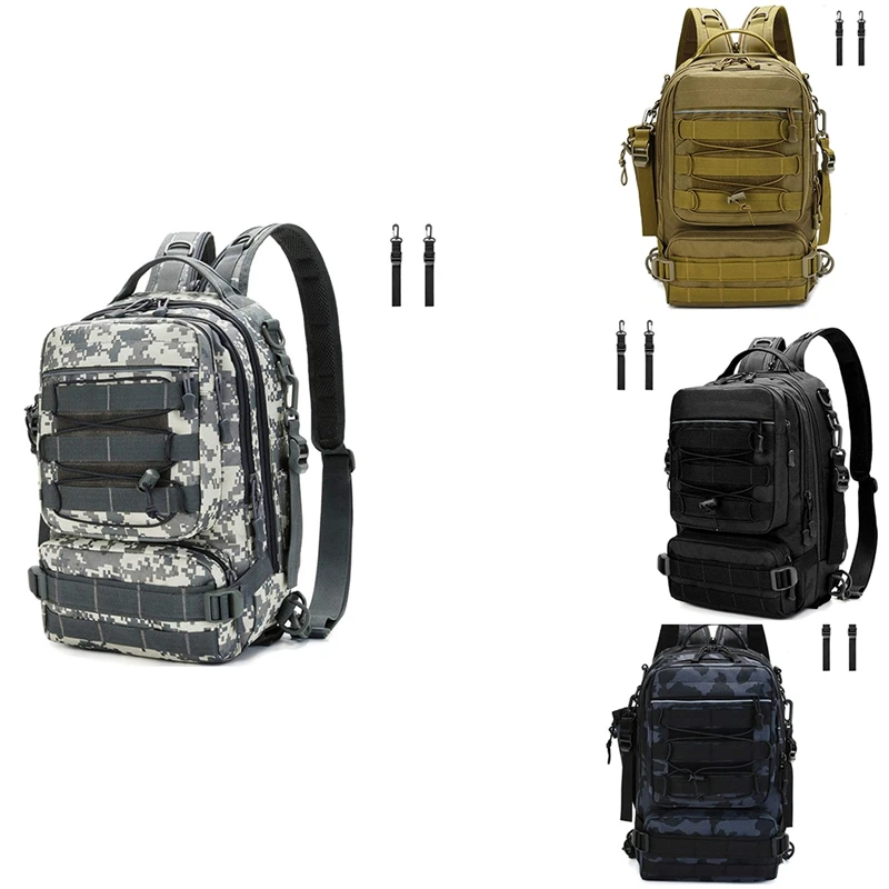 

Fishing Tackle Backpack Storage Bag, Outdoor Shoulder Backpack, Water-Resistant Fishing Gear Bags