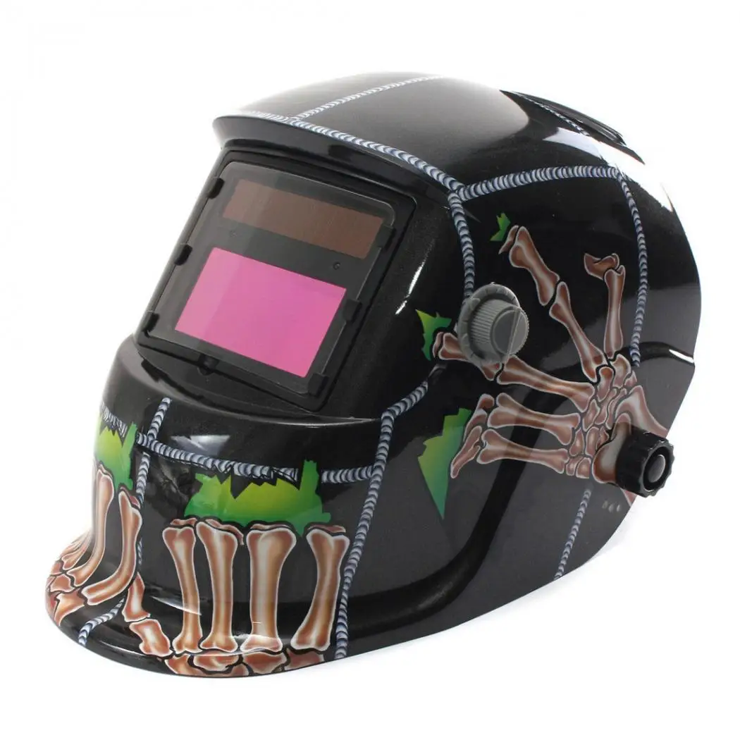 Крутая маска череп шлем Солнечный Авто сварочный затемнение MIG MMA электрическая
