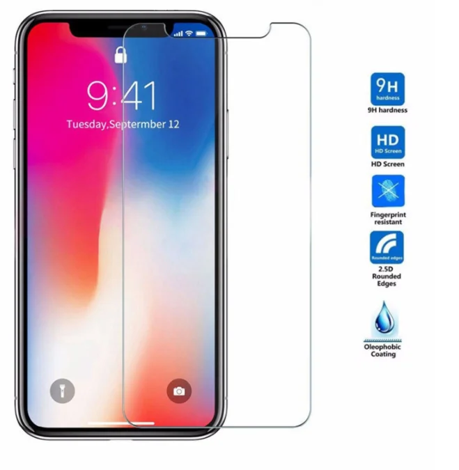 10 шт. 9H HD закаленное стекло для iphone X XS 11 Pro Max XR 7 8 Защита экрана 5S защитное на 6s Plus |