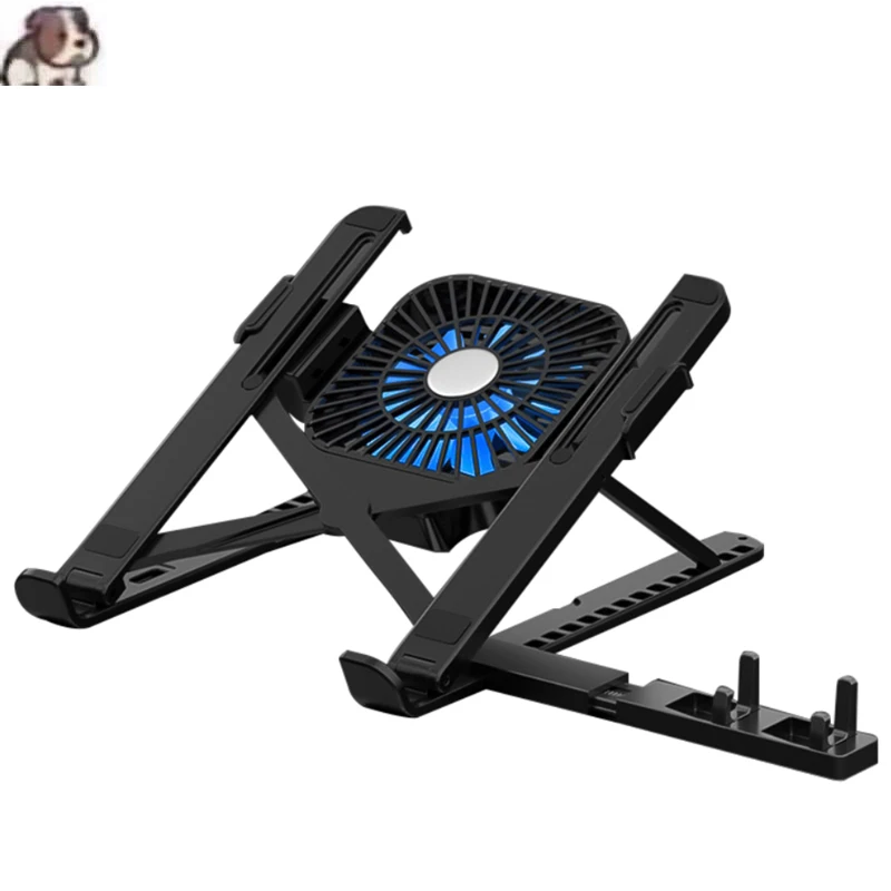 

Foldable Desktop Laptop Tablet Stand With Cooling Fan Heat Dissipation For HP Dell MacBook Air Pro Stand Notebook Holder Cooler