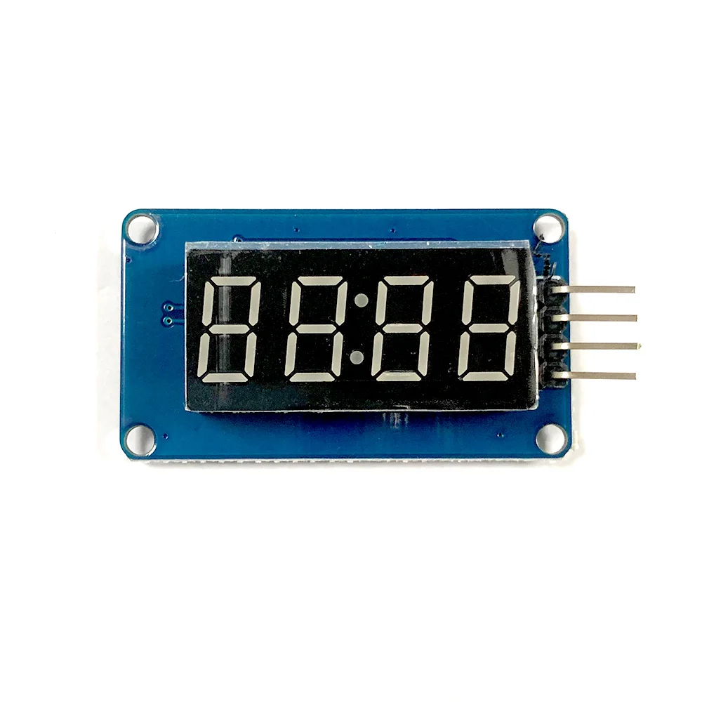 Светодиодный Дисплей модуль TM1637 для Arduino 7 сегментный 4 биты 0 36 дюйма часы красный