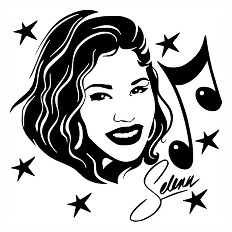 

Personalized Car Stickers Singer Actress Music Fashion Car Sticker No Fading Sunscreen Waterproof 13 *13 Cm