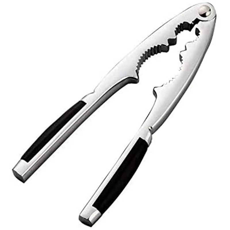 

NutCracker Walnut Cracker Heavy Duty Shell Cracker Seafood Pecan Walnut Opener Tool with Non-Slip Handle