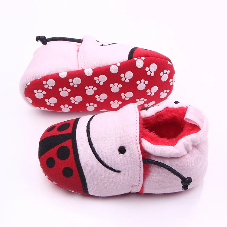 2020 Детские Плюшевые Пушистые утепленные туфли Милая мультяшная обезьяна Божья