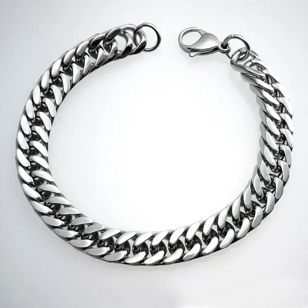 Антиаллергенный высококачественный полировальный браслет из нержавеющей стали