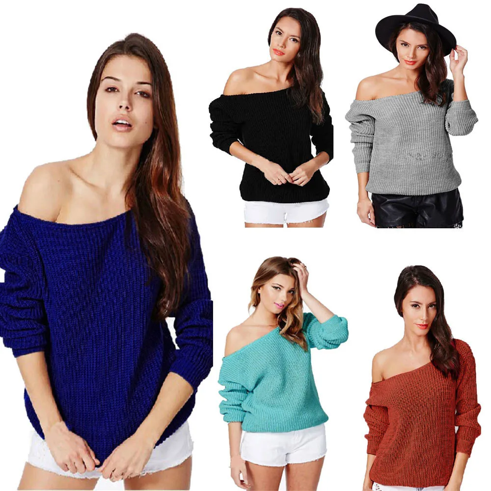 Sweater Women Plus Size Female Loose Long Sleeve Fall Warm Winter And Autumn Oversize Jumper Shirt Top | Женская одежда