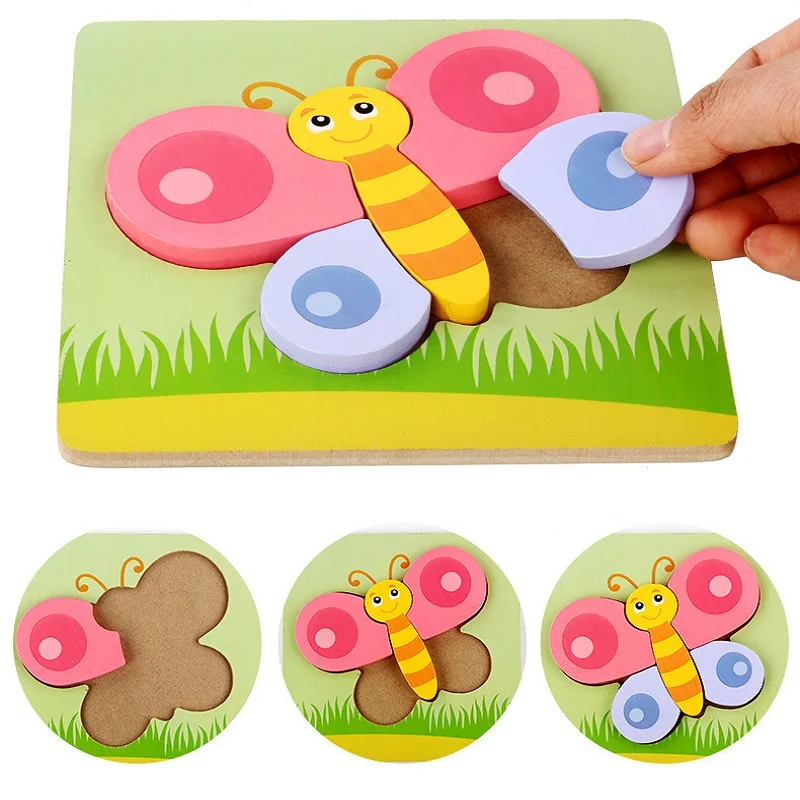 Материалы Монтессори детская головоломка доска Обучающие деревянные игрушки