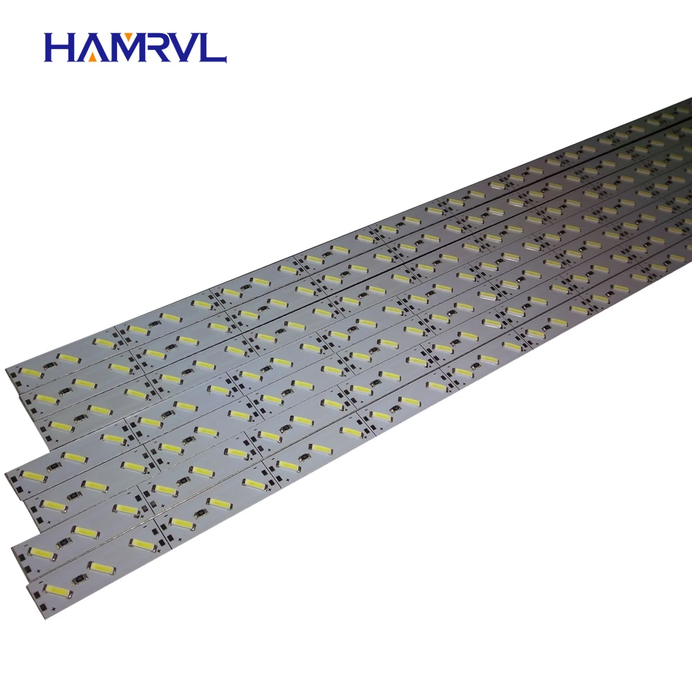 10 шт./лот светодиодный s 0,5 м светодиодный бар светильник smd 5050 5630 7020 8520 4014 12V светодиодный жесткой полосы белый теплый холодный RGB под кухонный шкаф