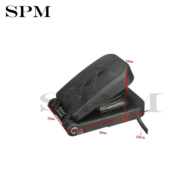 1 шт. черный пластик ATV педаль дроссельной заслонки ускоритель Скорость