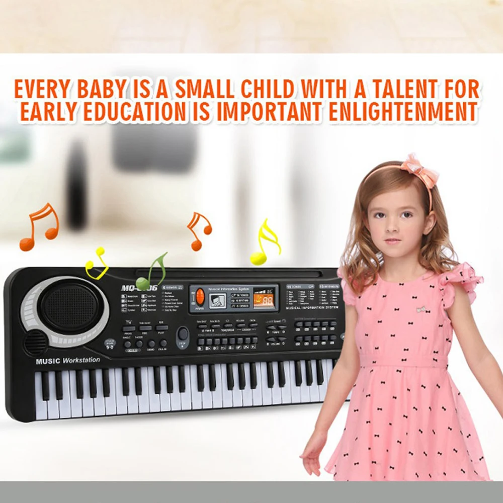 Электронная музыкальная клавиатура KB007 многофункциональная электронная с