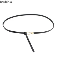 bauhinia 2022 new ladies all match belt 110x1cm high quality fashion with dress decoration thin belt 5 colors optional