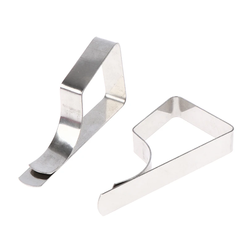 

2 шт. Нержавеющая сталь Скатерти зажим свадебные Променад покрытие стола держатель круглая скатерть стабильный зажимы