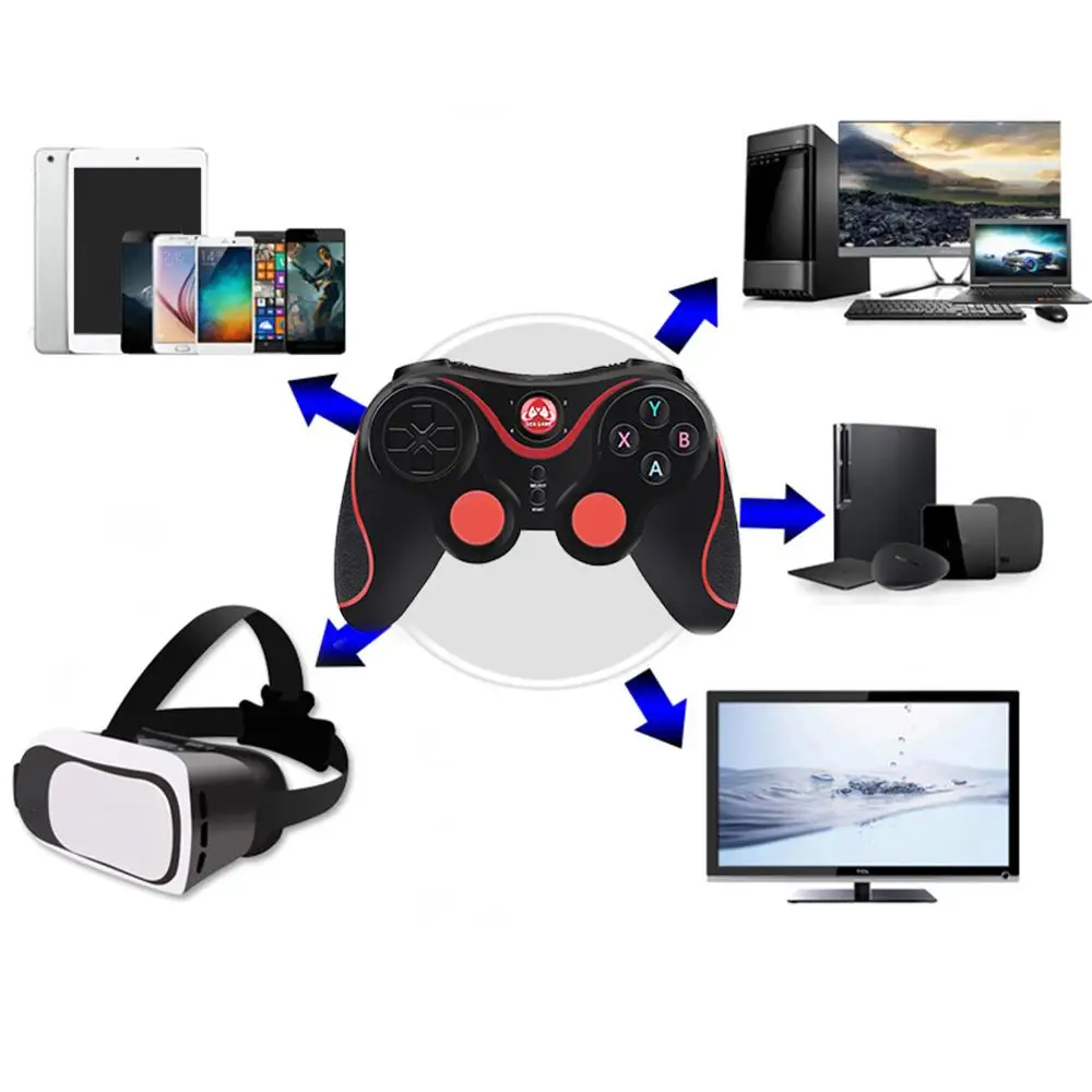 Игровой контроллер беспроводной Bluetooth геймпад для телефона планшет джойстик ПК