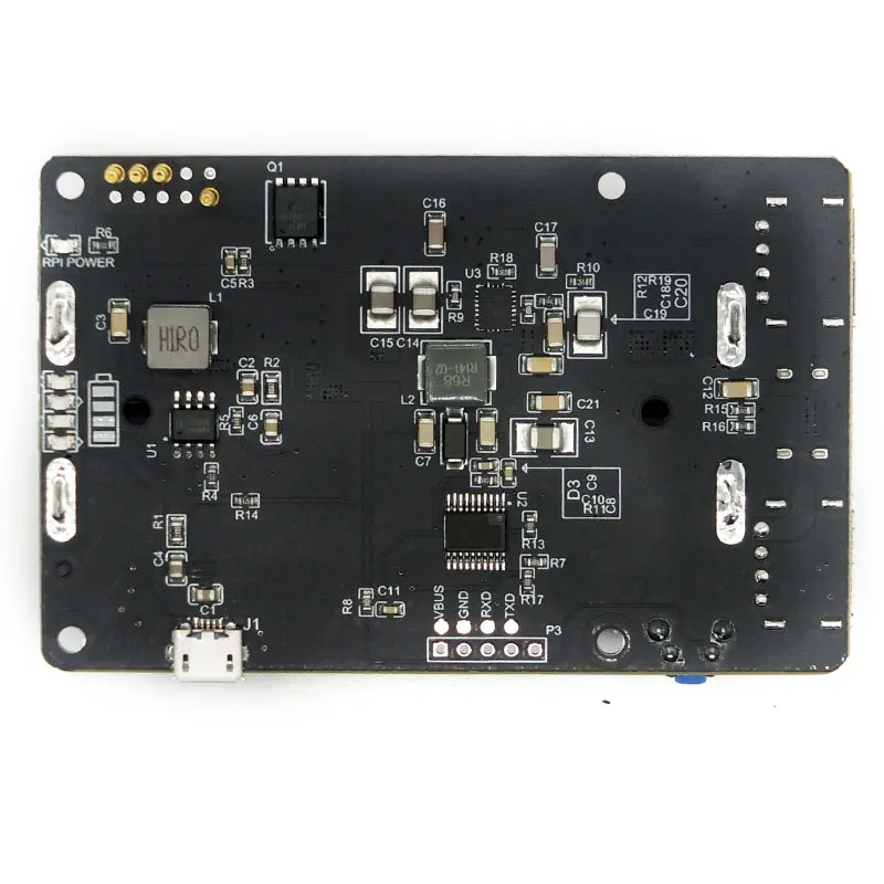 18650 UPS Pro расширенное устройство питания с двумя портами USBA для Raspberry Pi 4 B / 3B + не