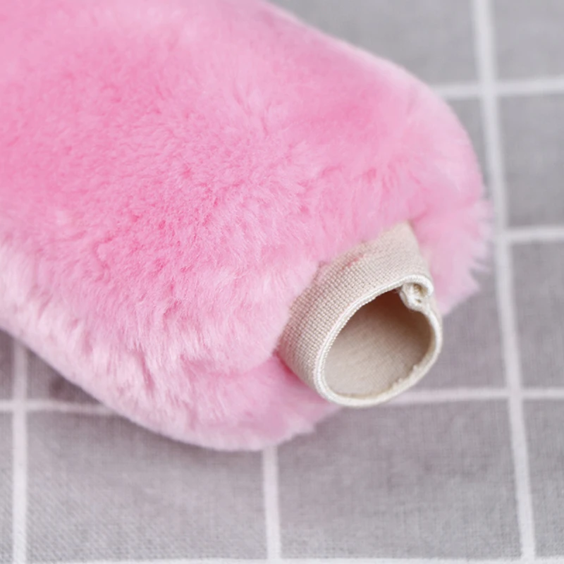 

1set Winter pink soft warm plush wool car steering wheel cover handbrake covers Stop Lever Cover Automotive Interior Accessories
