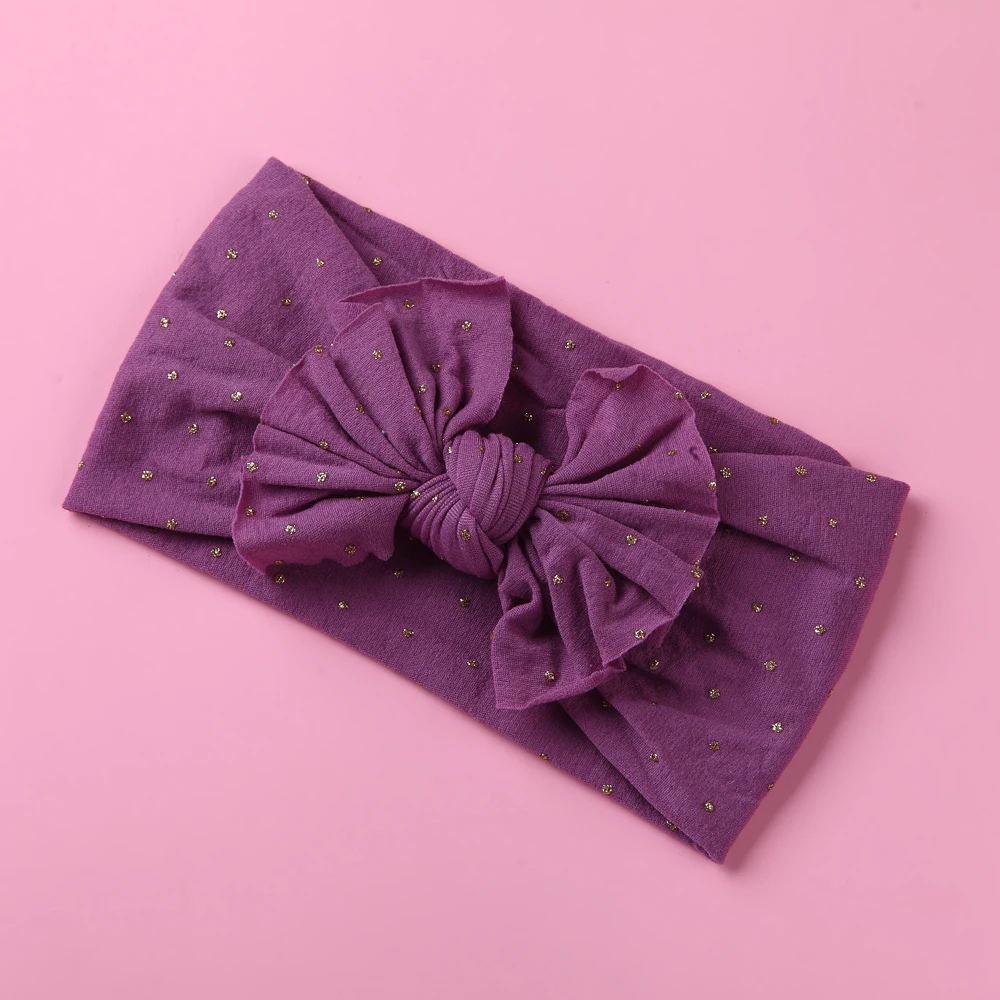 Однотонный детский ободок с золотыми звездами аксессуары для волос маленьких