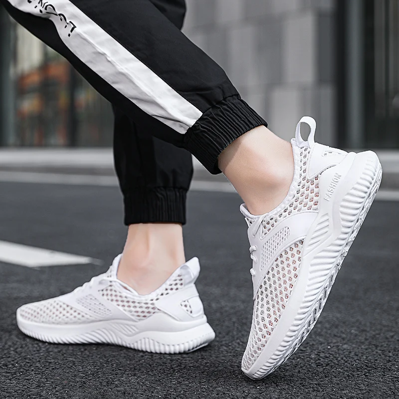 

Men Casual Shoes Brand Sneakers Lightweight Breathable Footwears Sport Mens Shoes Fashion Masculino Zapatos Hombre Plus Size 44