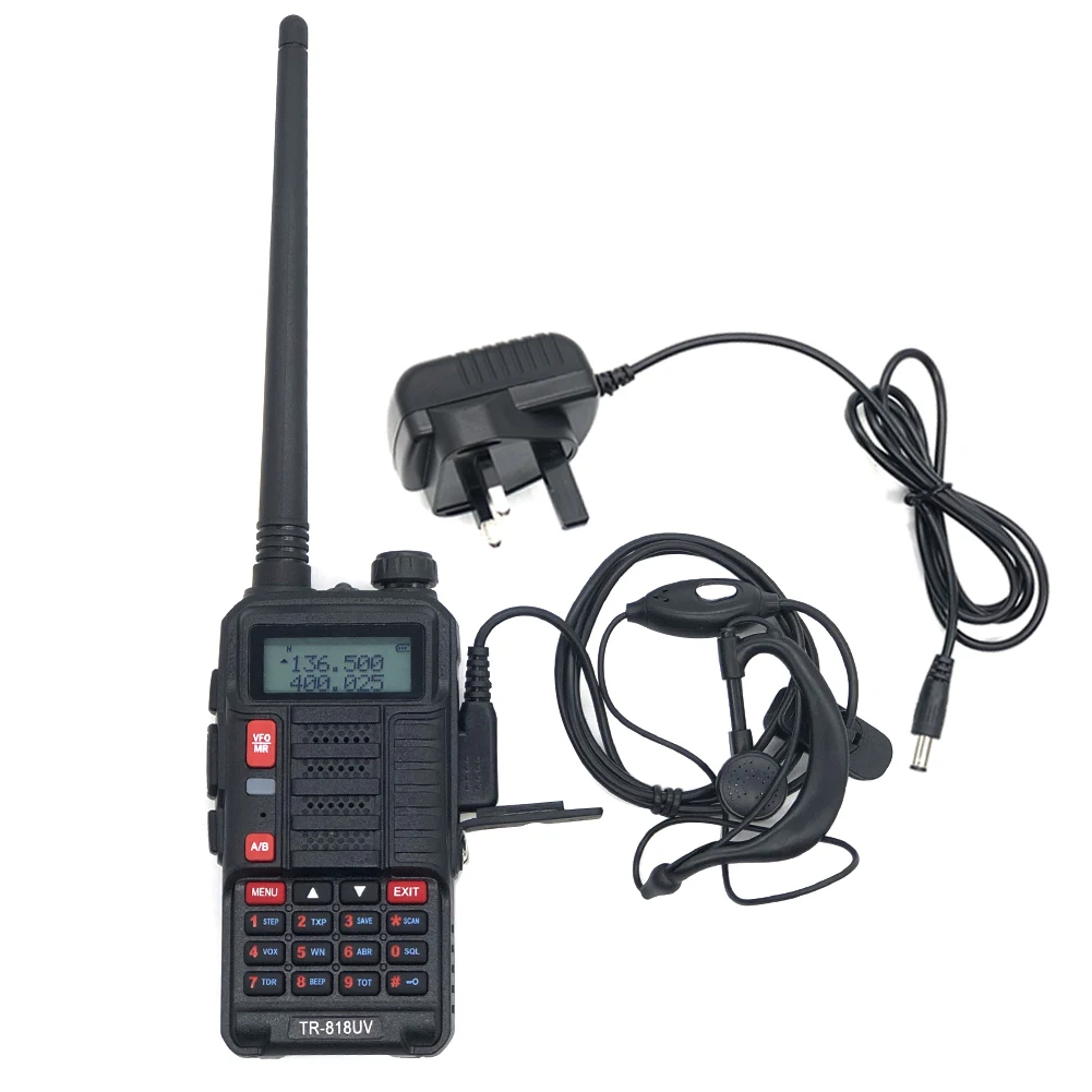 Рация Baofeng 1 шт. Портативная радиостанция УВЧ VHF Любительский полицейский сканер