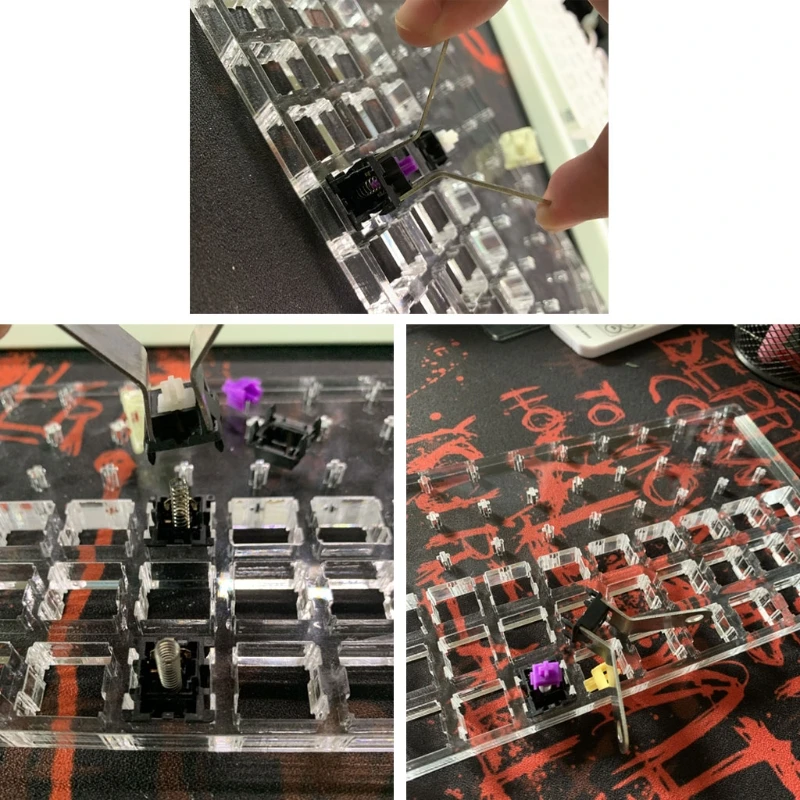 

Acrylic Board for Lubricate Switch Mechanical Keyboard Switch Lube Modding