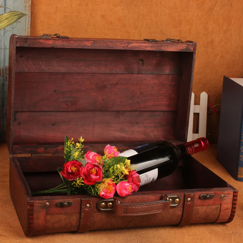 

Wooden Box Makeup organizer Storage Box Makeup Suitcase Storage Caixa Boite de rangement Cajas organizadoras household products