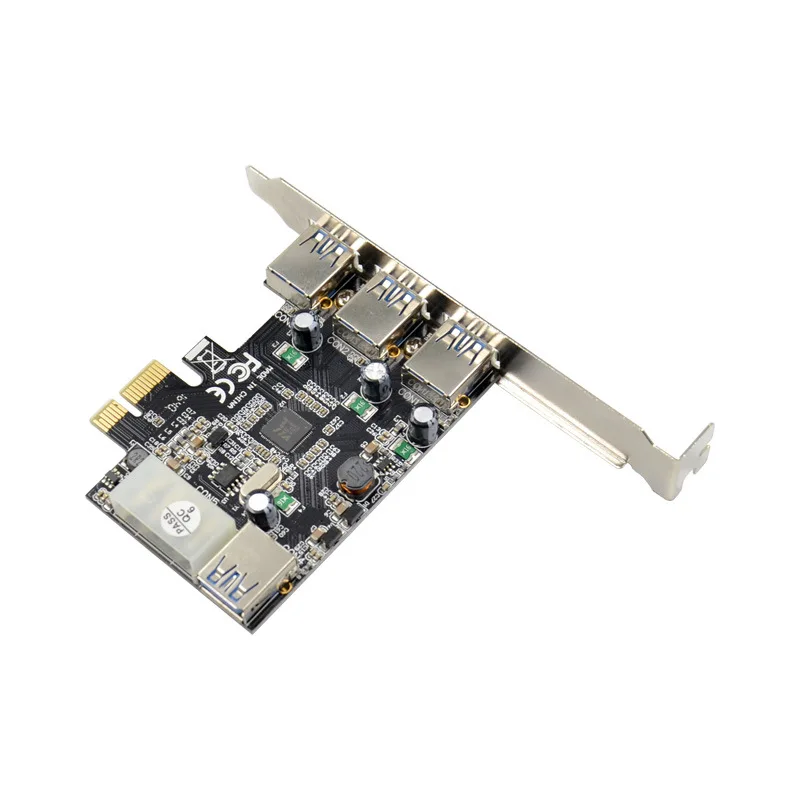 Добавить на карту 4 порта riser PCIE USB 3 0 карта расширения супер высокая скорость 5gbs USB3