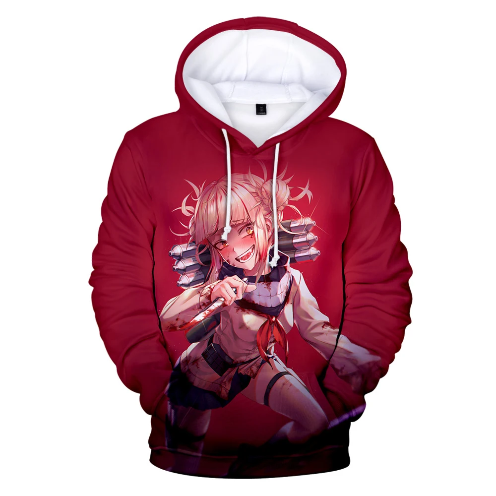 

Sexy Himiko Toga 3D Hoodies Men/Women Sweatshirts boys Girl My Hero Academia Men's Hooded Toga Himiko Teenage Child Pullovers