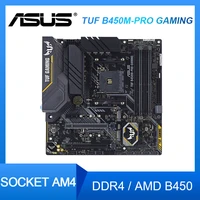 asus tuf b450m pro gaming socket am4 motherboards ddr4 128g m 2 usb 3 1atx placa m%c3%a3e for secondfirst generation amd ryzen cpus