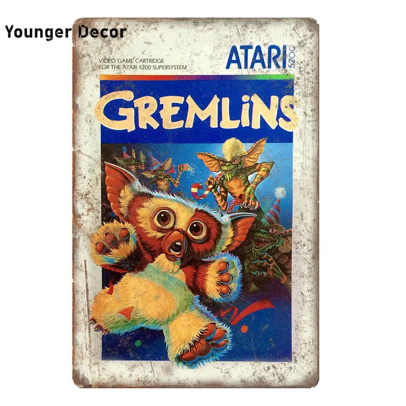 Классический постер с героями мультфильмов Gremlins Gizmo металлические знаки