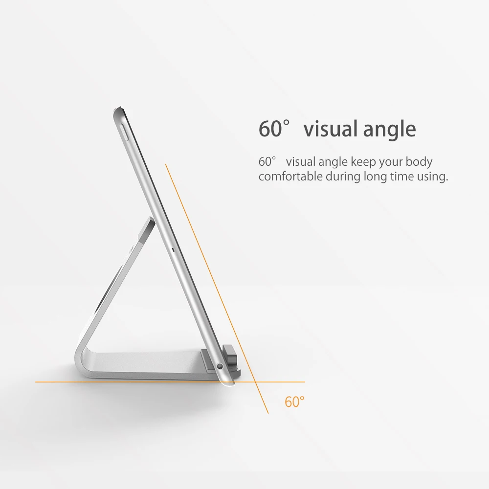 Подставка для телефона/планшета ORICO алюминиевый настольный держатель iPad iPhone Sony