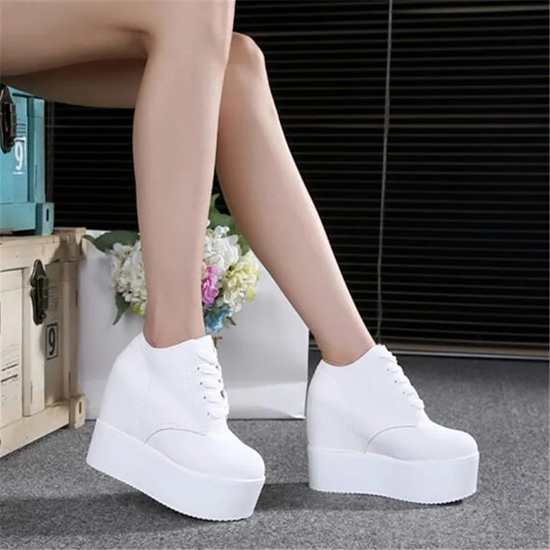 Парусиновая женская обувь на танкетке высоком каблуке и платформе zapatos mujer chaussure