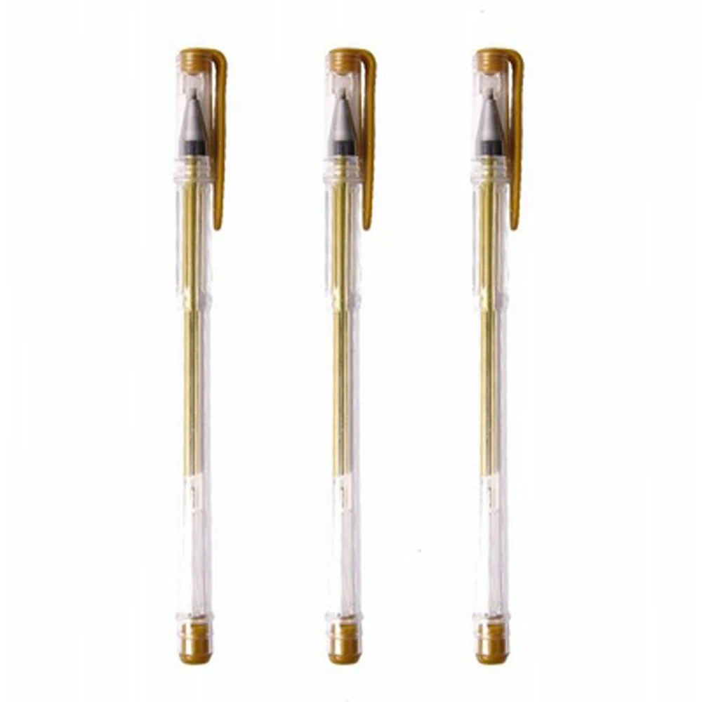 3 шт. 0 7 мм белая Золотая Серебряная гелевая ручка линия Рисование эскиз изюминка