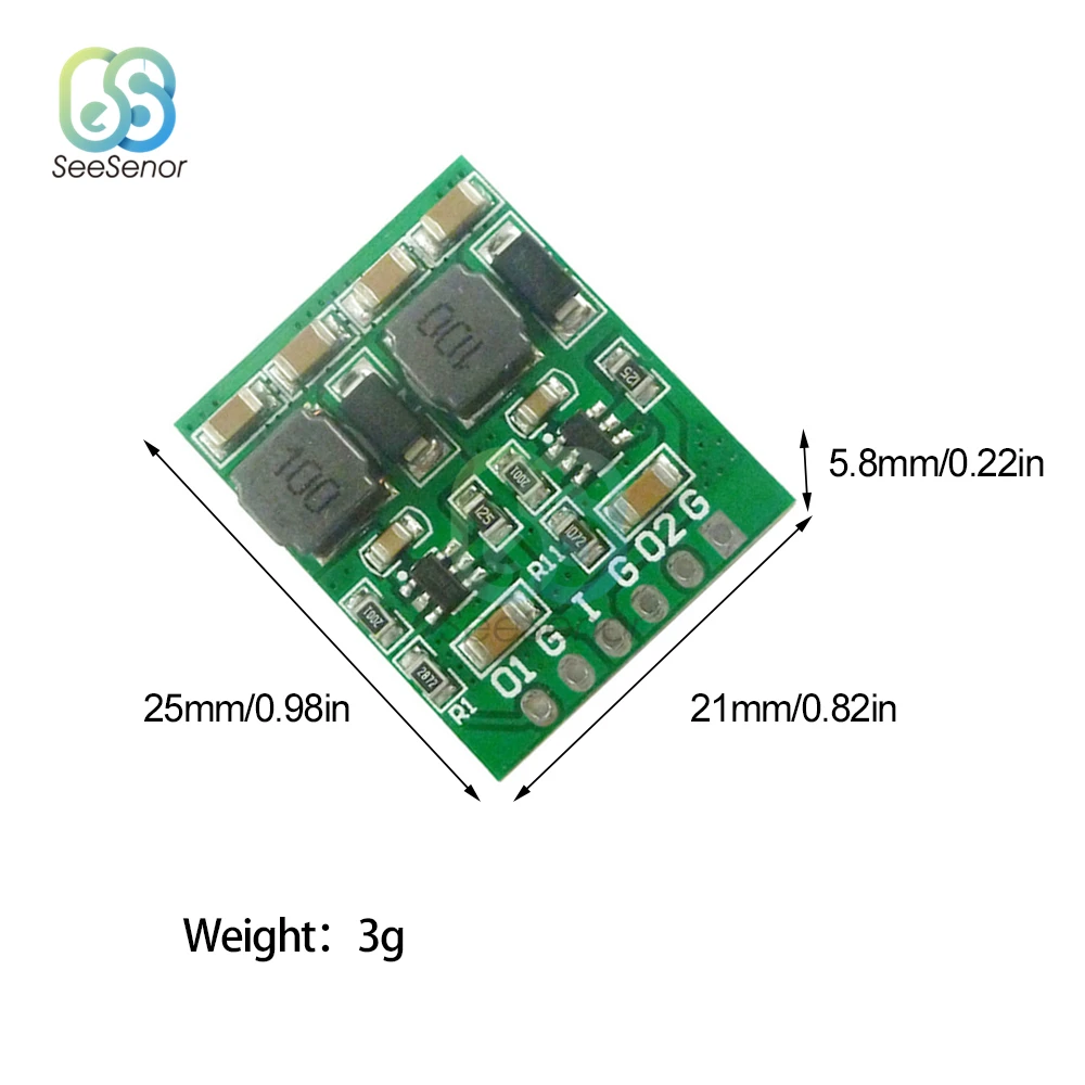 1A DC-DC понижающий модуль преобразователя платы регулятора напряжения 7 в-30 в до 3 В 5