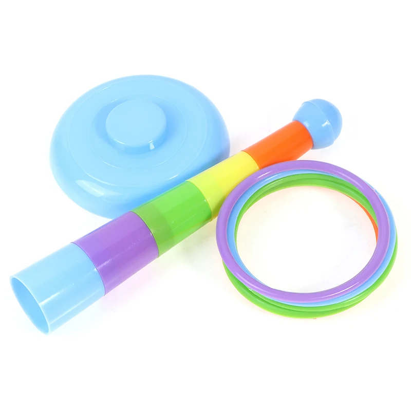 1 Set 2021 Outdoor Fun Toys For Children Gift Mini Hoop Ring Toss Plastic Garden Game Pool Toy | Игрушки и хобби