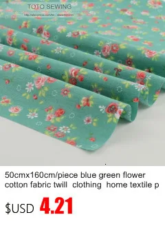 Booskew Home Telas, хлопок, ткань, 40 см x 50 см, 7 шт., набивные цветы, жировые кварталы, сделай сам, ручная работа, подушка для шитья, лоскутное шитье, кукольная кровать