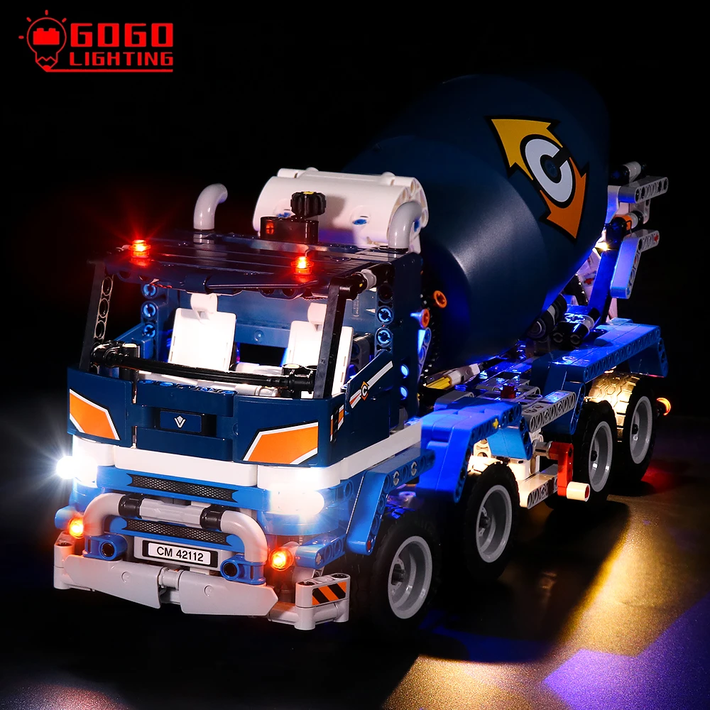 

Led Lighting Kit For 42112 Technic Concrete Mixer Truck Toys For Children（Only Light）
