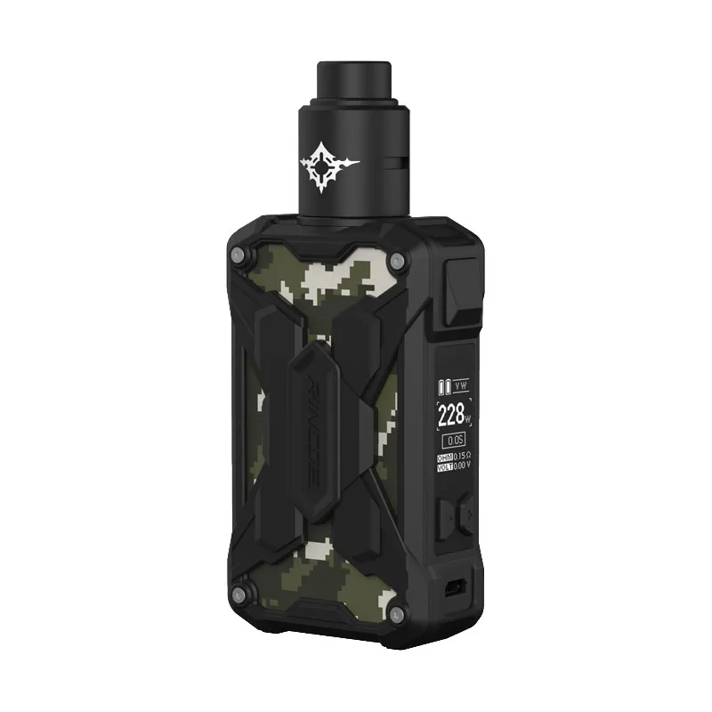 Оригинальный испаритель Rincoe Mechman Lite RDA Kit 228 Вт бокс-мод вейп с баком Metis 810