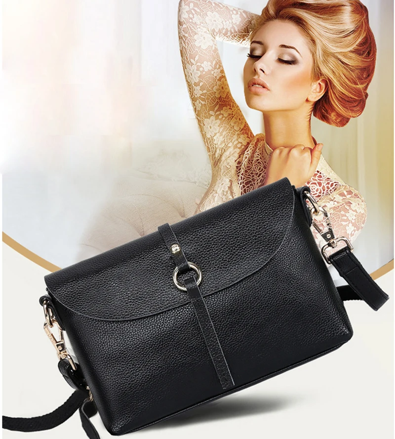 

High Quality Leather Women Tote Bags Fashion Female Handbags Shoulder Bag Luxury Ladies Genuine Leather Crossbody Bag