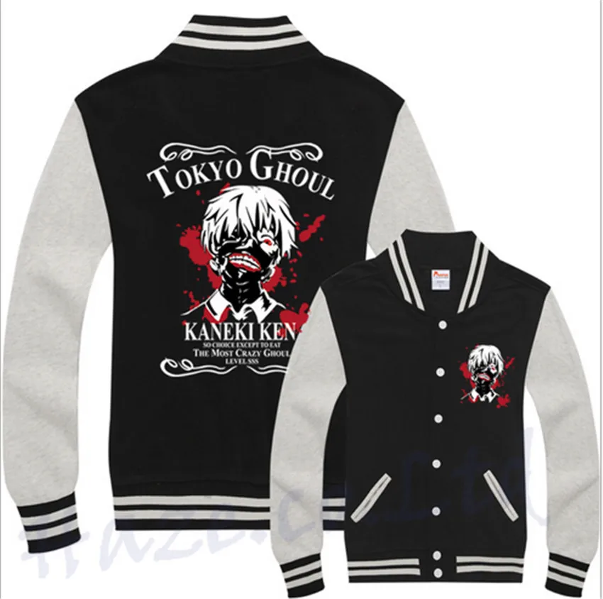 Аниме Токийский Гуль канеки Кен Косплей Костюм Хэллоуин Свитшот унисекс