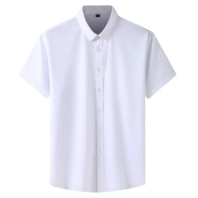 Блузка женская белая с коротким рукавом 10XL 11XL 165 кг | Мужская одежда