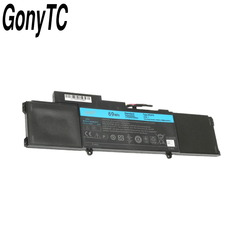 Фото 4RXFK аккумулятор для ноутбука Dell XPS 14 LX421 421x-1046 L421x L412Z ультрабук C1JKH FFK56 69 Втч литий-полимерный аккумулятор №3