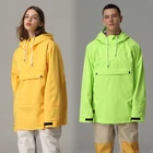 Лыжная куртка, Мужская, женская, лыжная толстовка с капюшоном, ветрозащитная, водонепроницаемая, для катания на лыжах, сноуборде, пуловер, куртка мужская, женская, зимние теплые спортивные куртки