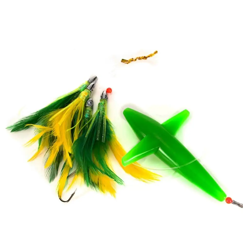 

Octopus Bait with Anti-entanglement String Hook For Sea Fishing Hook With Diving Aid Fishing Set