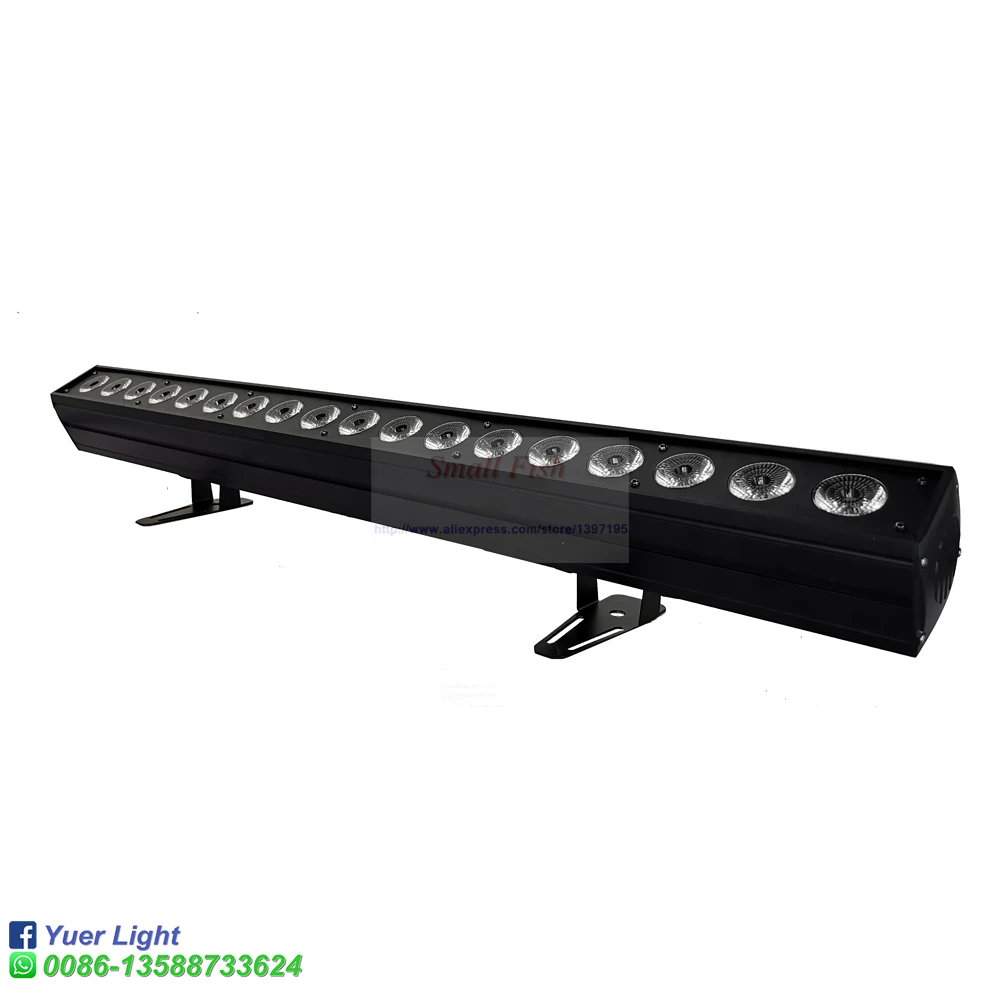 Новый светодиодный настенный светильник 18x18 Вт RGBWA + UV 6 в 1 для помещений DMX512 с