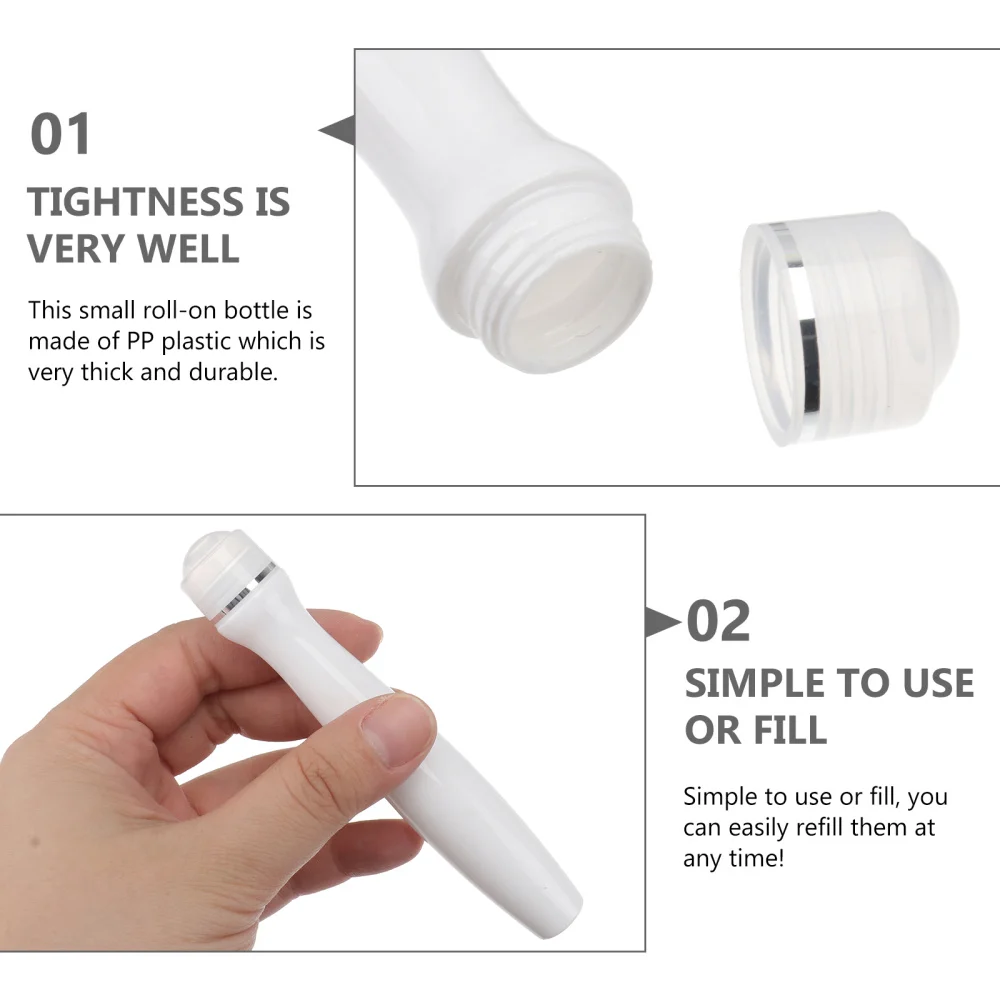 

5PCS 15ml Small Roller Bottle Perfume Liquid Bottle Perfume Empty Sub Bottle