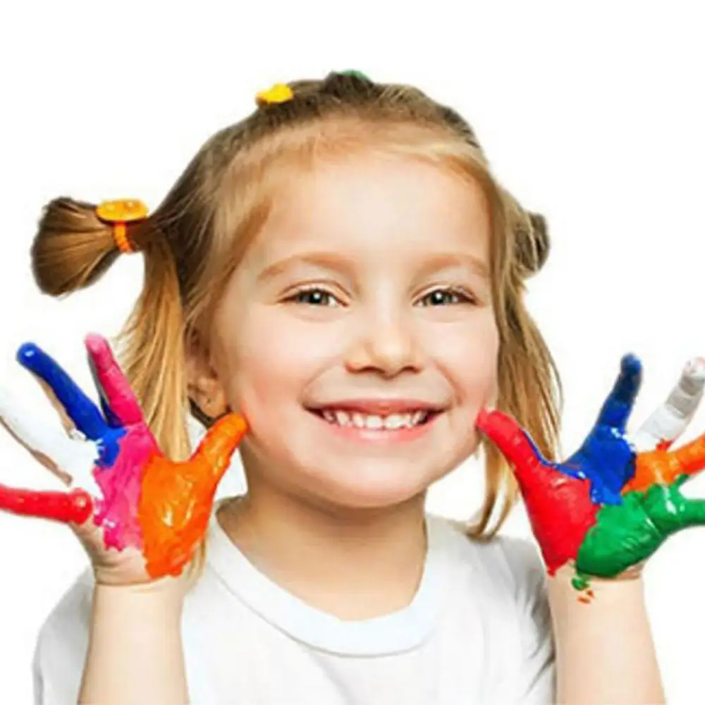 DIY дети ладони граффити чернил Pad палец живопись детей моющийся отпечаток Рисунок