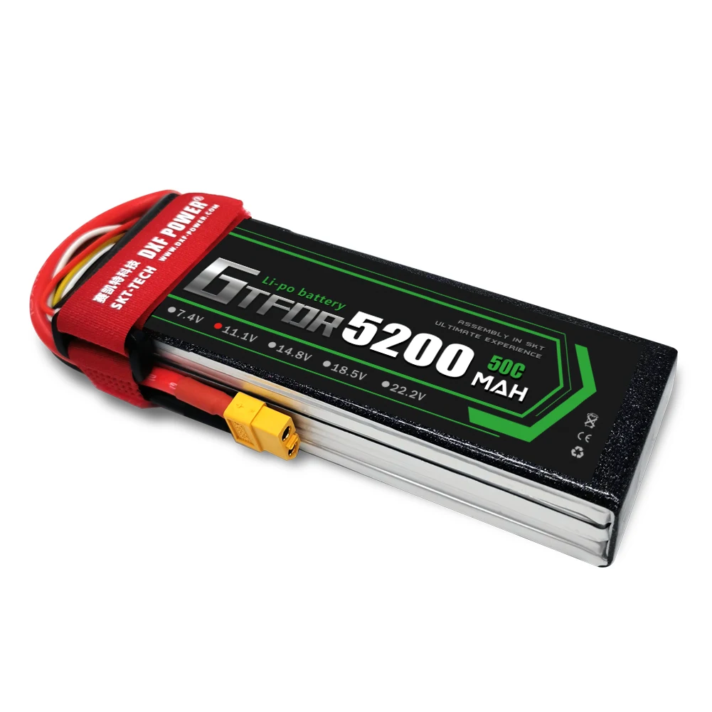 GTFDR 3S 11 1 V 5200mah 50C-100C Lipo батарея XT60 T Deans XT90 EC5 для FPV дрона самолета автомобиля