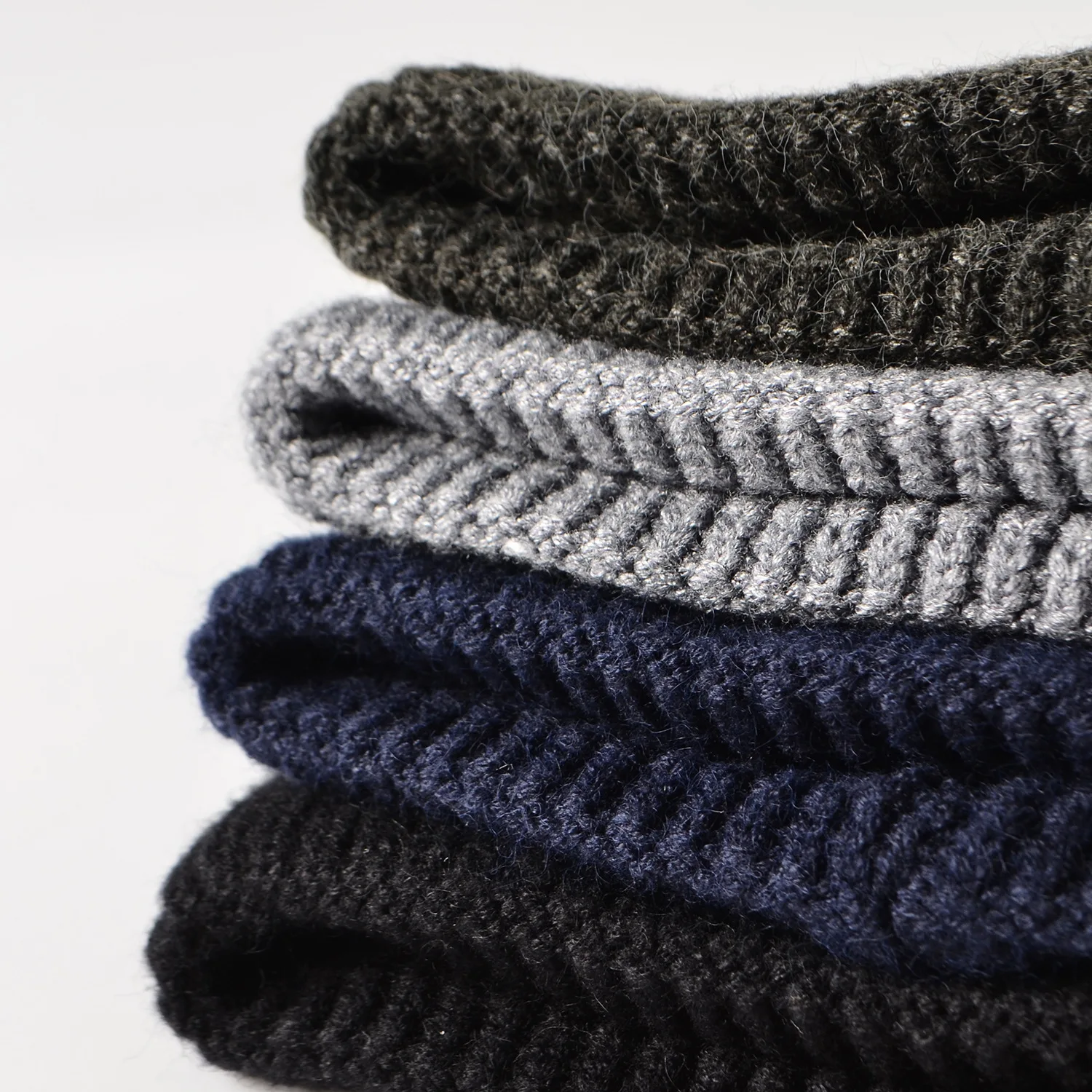 Осенне-зимняя теплая вязаная шапка для мужчин и женщин шапочки облегающие шапки